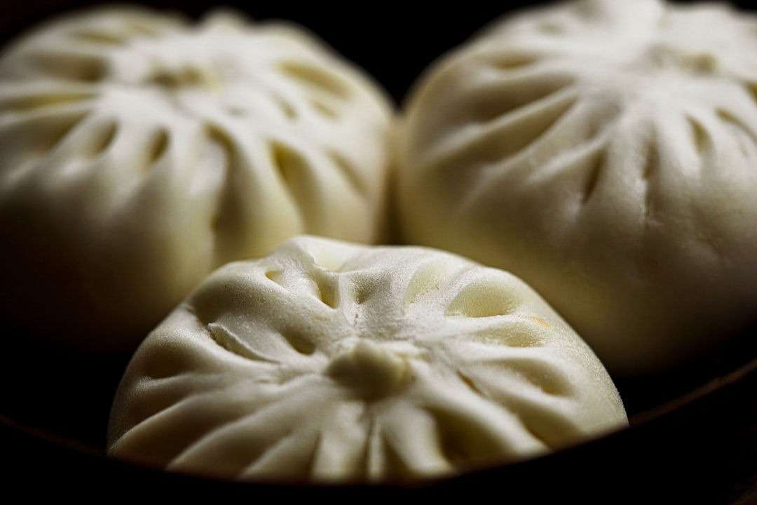 Chinese steamed bao buns
