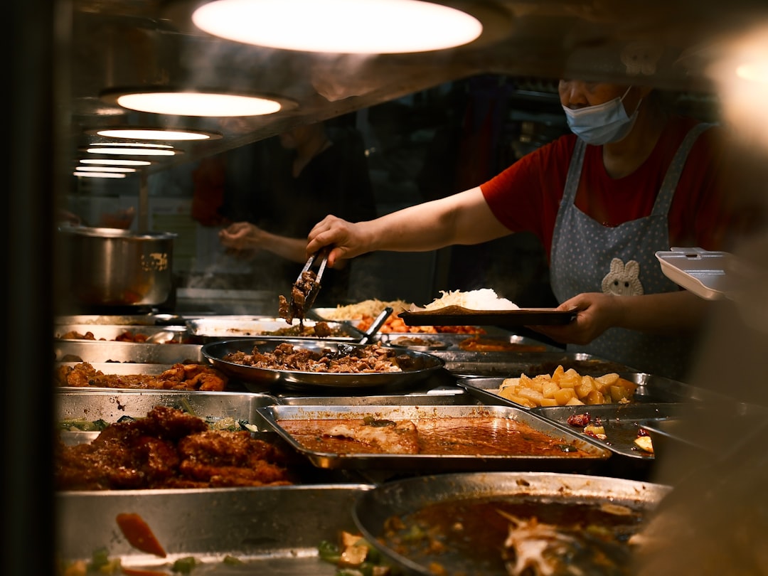 Halal buffet spread with traditional Malay and Indonesian dishes at Permata Singapore
