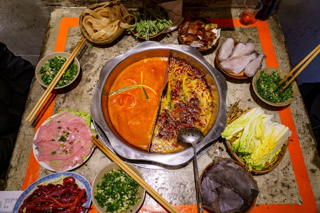 Halal hotpot buffet with mala soup at JING