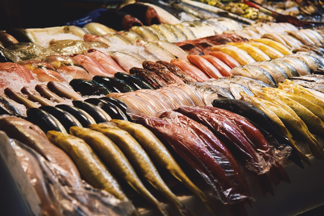 Fresh sashimi at Japanese grocer