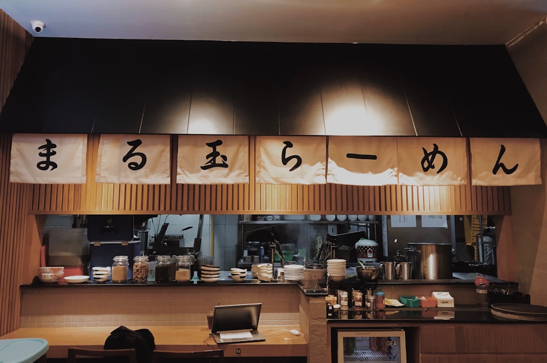 Japanese restaurant with sushi platter